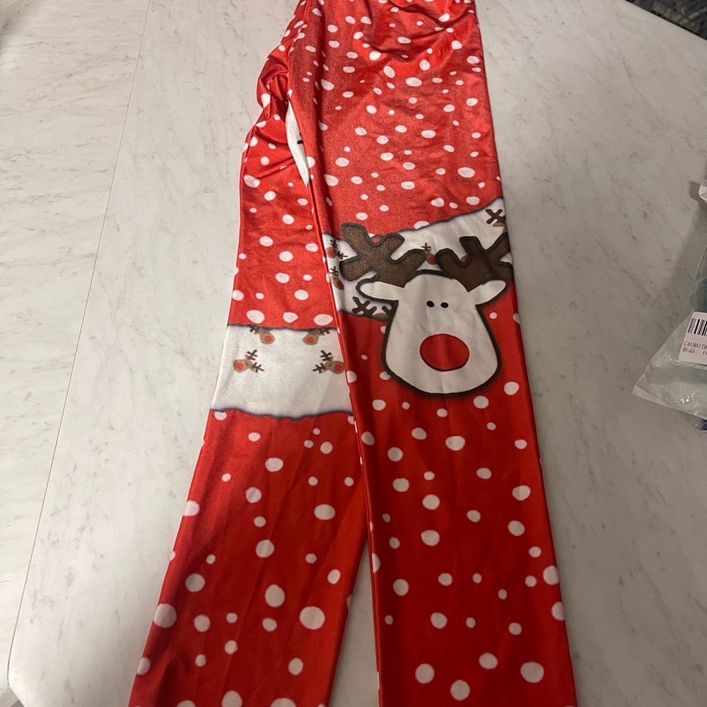 Rudolf Womens holiday leggings